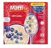 Matti ТМ Порционная каша Черника 40г (шоу-бокс)